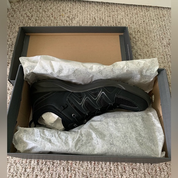 NWT/NIB Black Men’s Ecco Terracruise LT Shoes Sz 11/45 - Picture 5 of 9
